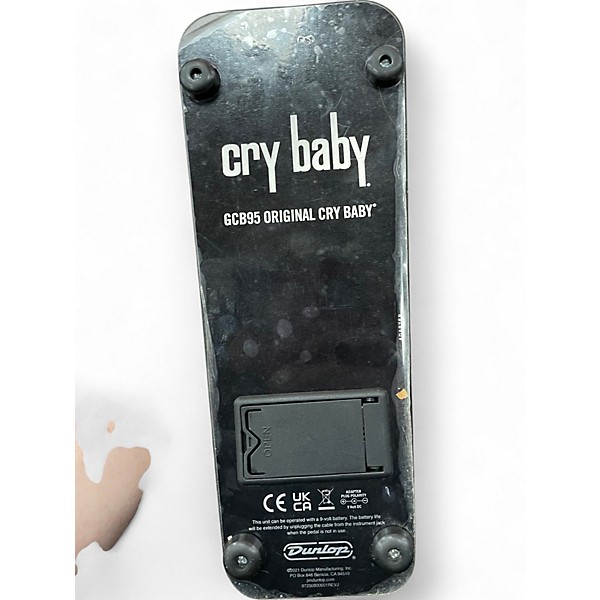 Used Dunlop GCB95 Original Crybaby Wah Effect Pedal