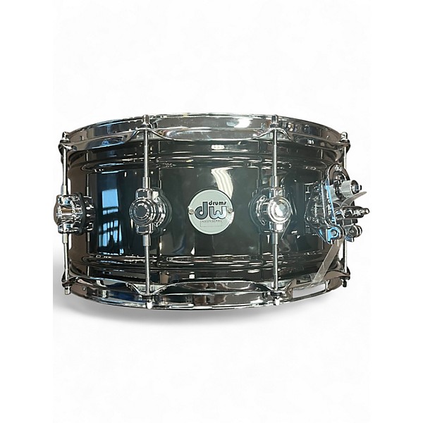 Used DW 14in Design Series Snare Gunmetal Gray Drum