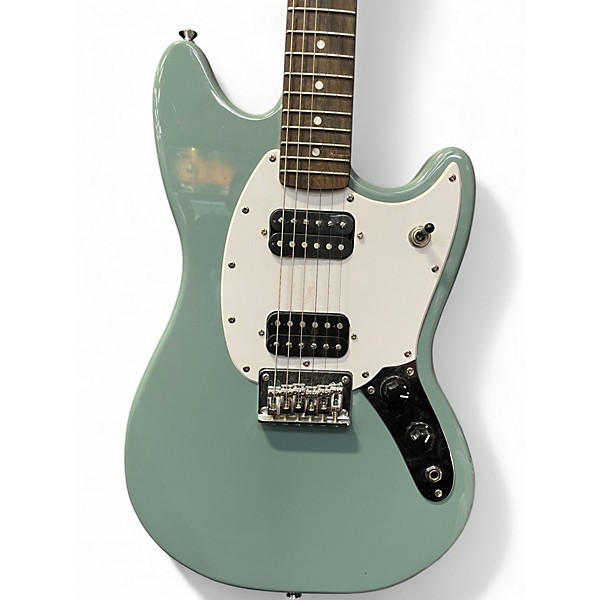 Used Squier Bullet Mustang HH Blue Solid Body Electric Guitar