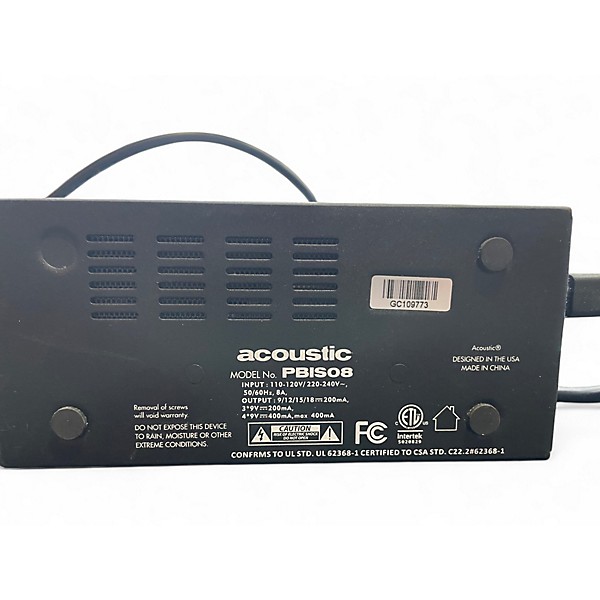 Used Acoustic PBISO8 Power Supply