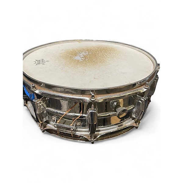 Used Ludwig 14in Supraphonic Snare Chrome Silver Drum