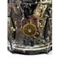 Used Gretsch Drums 14in Custom Hammered Chrome over Brass Chrome Silver Drum