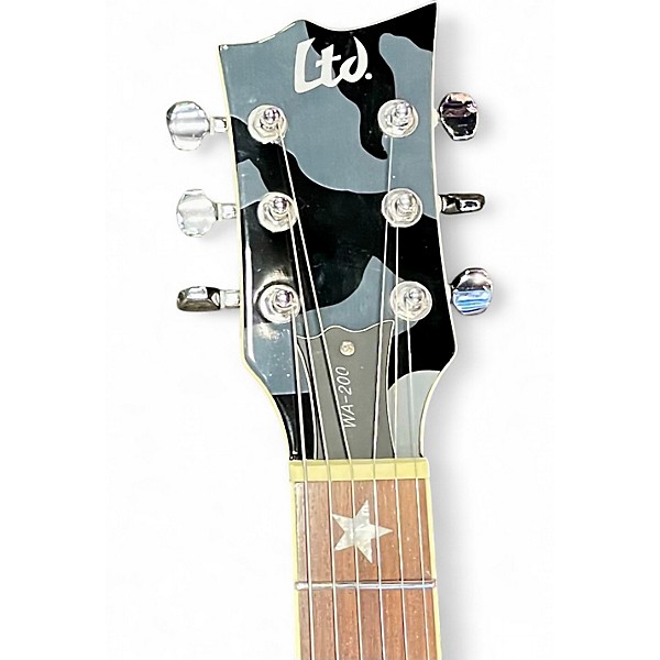 Used ESP LTD WA200 Will Adler Signature Camo Solid Body Electric Guitar