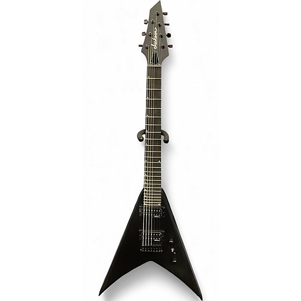Used Jackson JS22-7 Dinky 7 String Satin Black Solid Body Electric Guitar