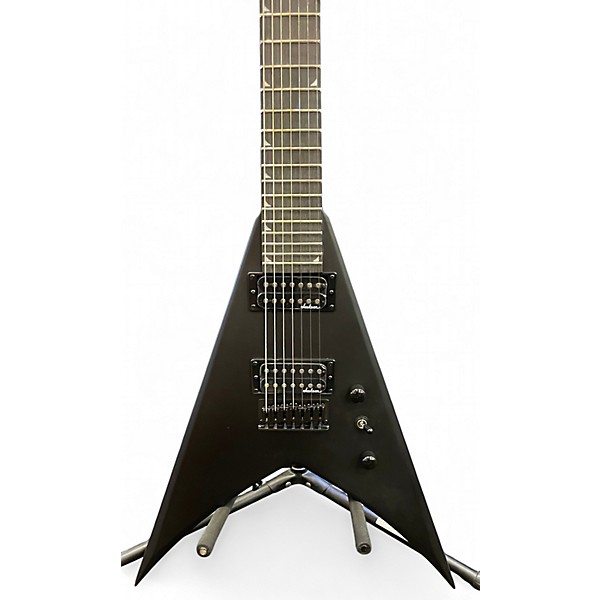 Used Jackson JS22-7 Dinky 7 String Satin Black Solid Body Electric Guitar