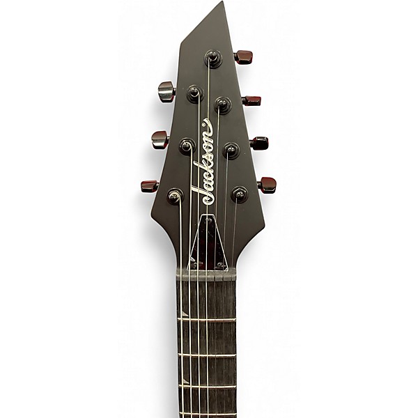 Used Jackson JS22-7 Dinky 7 String Satin Black Solid Body Electric Guitar