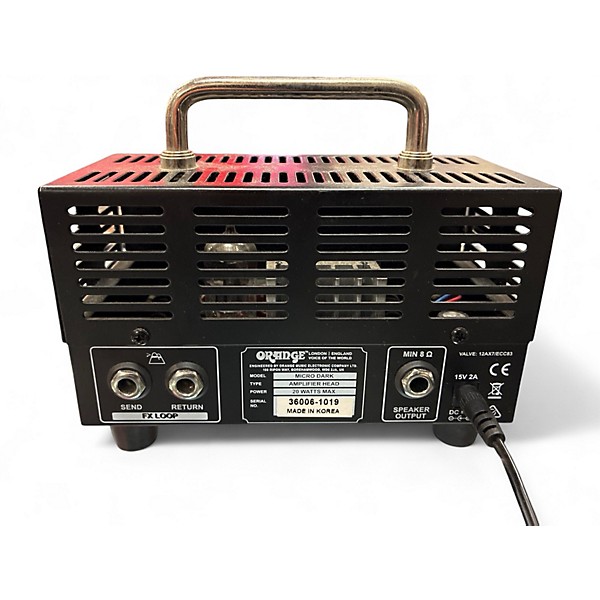 Used Orange Amplifiers Micro Dark 20W Tube Guitar Amp Head