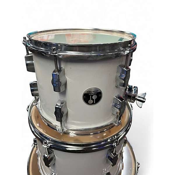 Used SONOR 4 Piece Extreme Force White Drum Kit