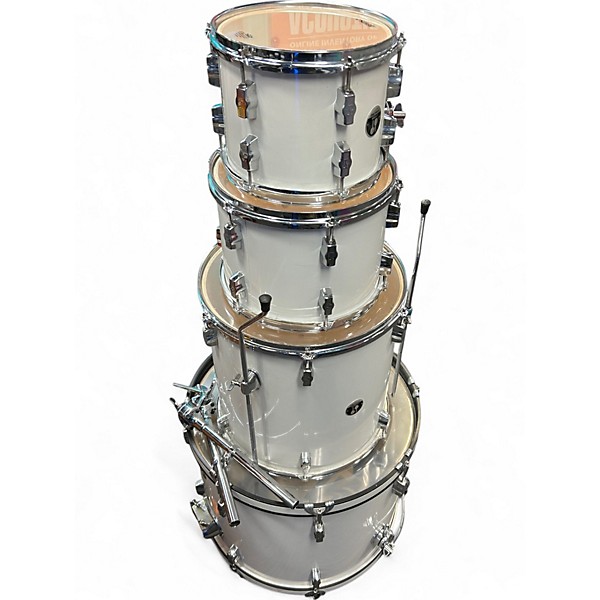 Used SONOR 4 Piece Extreme Force White Drum Kit