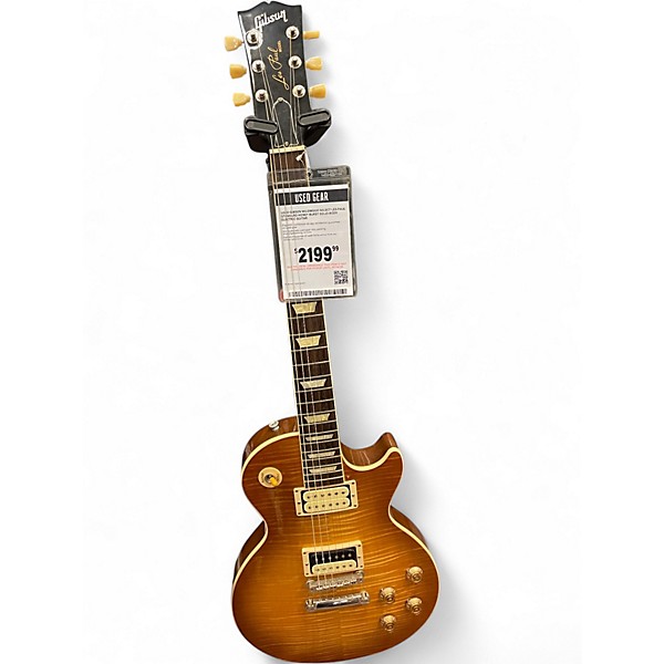 Used Gibson Wildwood Select Les Paul Standard Honey Burst Solid Body Electric Guitar