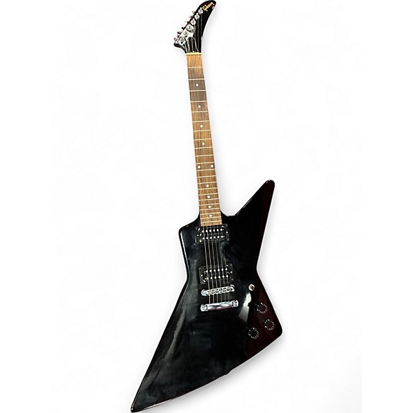 Used 2024 Gibson 80's Explorer Black Solid Body Electric Guitar