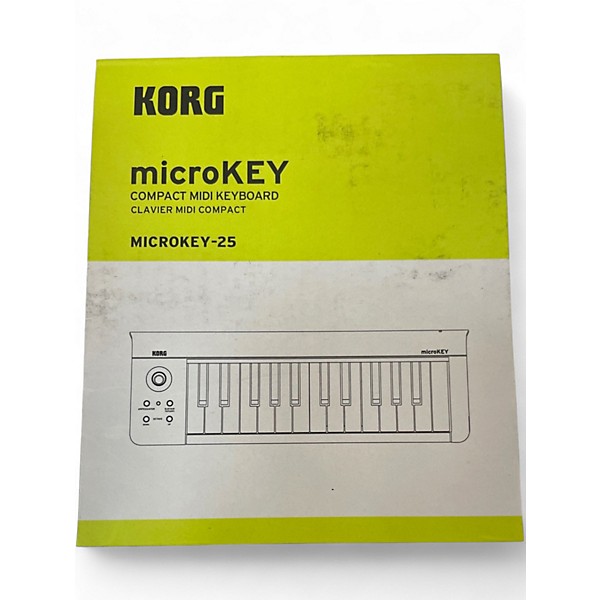 Used KORG MicroKey 25 USB MIDI Controller