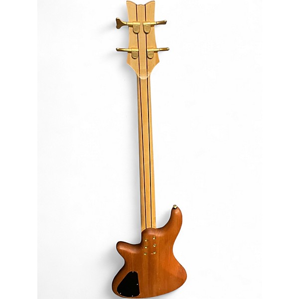 Used Schecter Guitar Research CUSTOM 4 Natural Electric Bass Guitar