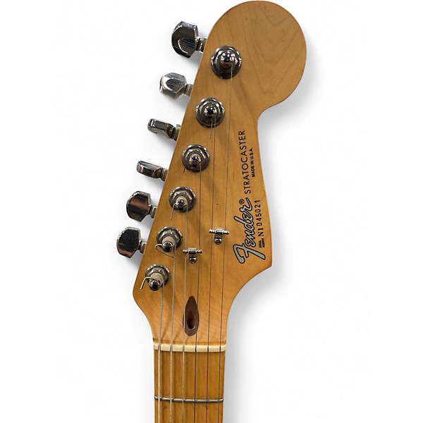 Vintage 1991 Fender Stratocaster 2 Tone Sunburst Solid Body Electric Guitar