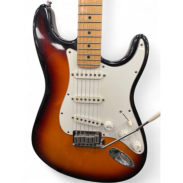 Vintage 1991 Fender Stratocaster 2 Tone Sunburst Solid Body Electric Guitar