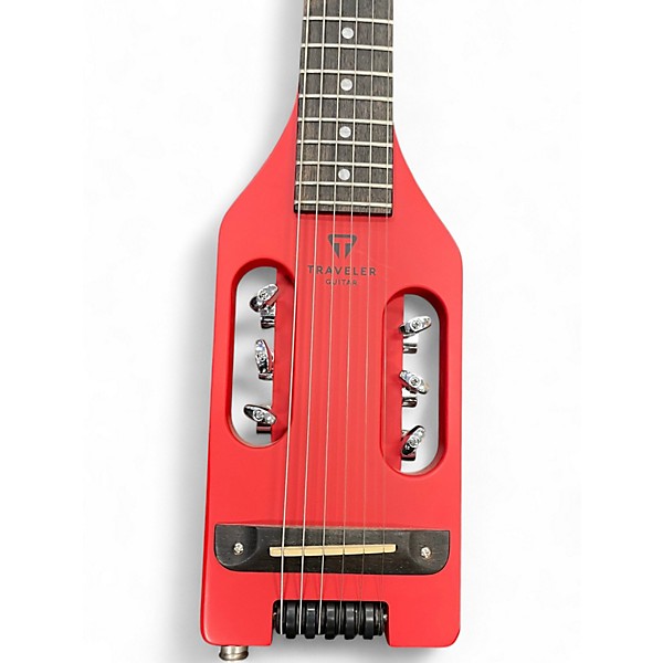 Used Traveler Guitar Ultra Light Candy Apple Red Acoustic Guitar