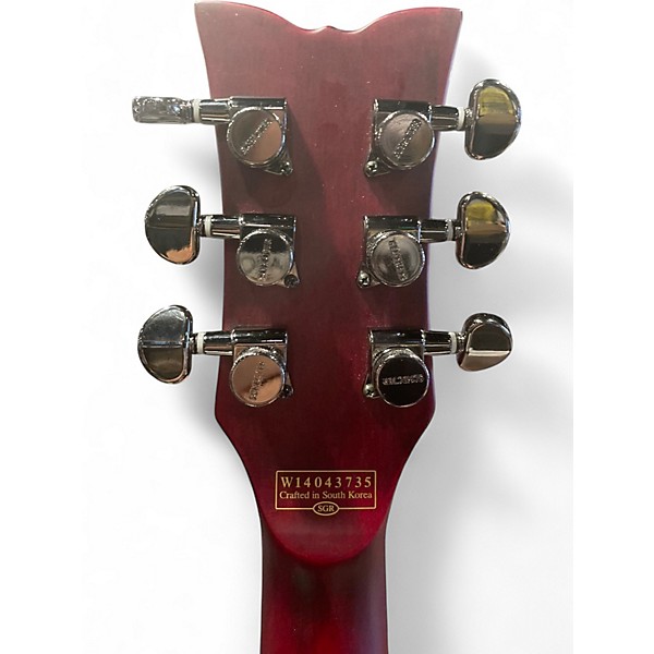 Used Schecter Guitar Research Blackjack ATX Solo-II Red Solid Body Electric Guitar