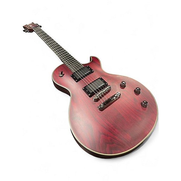 Used Schecter Guitar Research Blackjack ATX Solo-II Red Solid Body Electric Guitar