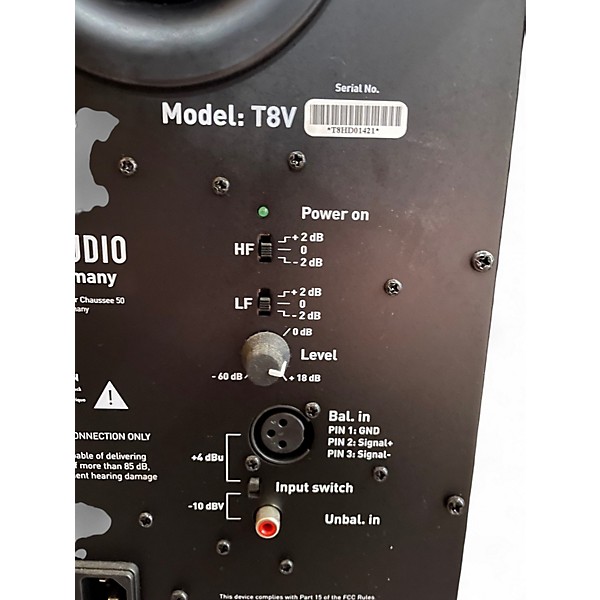 Used Adams T8V PAIR Powered Monitor
