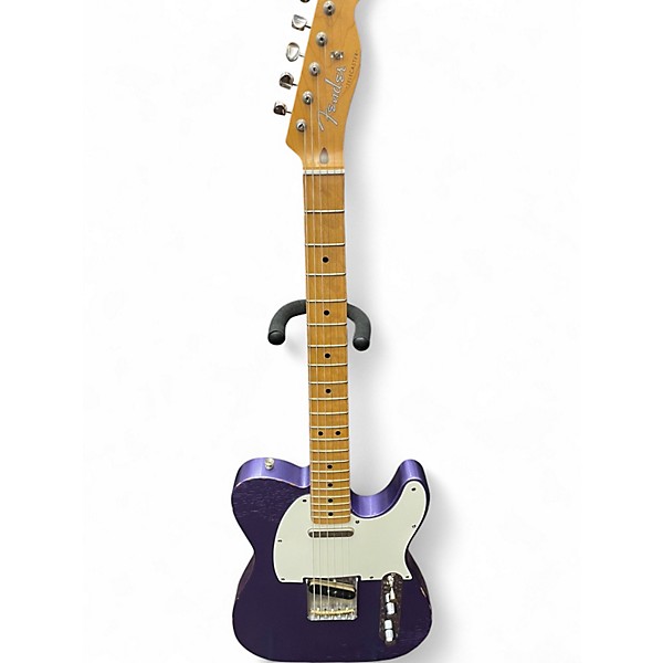 Used Fender Road Worn 1950S Telecaster Purple Solid Body Electric Guitar