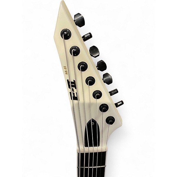 Used ESP E-II M-II White Solid Body Electric Guitar