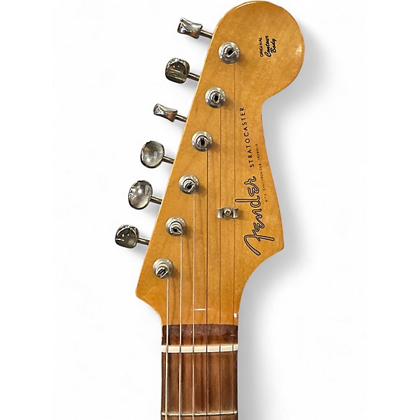 Used Fender Vintera 60s Stratocaster Surf Green Solid Body Electric Guitar