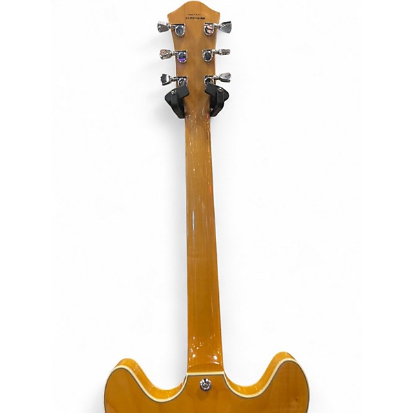 Used Squier starfire Butterscotch Blonde Hollow Body Electric Guitar
