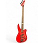 Vintage 1990s Charvel Fusion IV Fiesta Red Electric Bass Guitar thumbnail