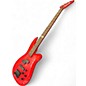 Vintage 1990s Charvel Fusion IV Fiesta Red Electric Bass Guitar