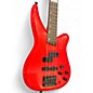 Vintage 1990s Charvel Fusion IV Fiesta Red Electric Bass Guitar