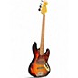 Used 2015 Fender American Standard Jazz Bass 3 Color Sunburst Electric Bass Guitar thumbnail