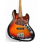 Used 2015 Fender American Standard Jazz Bass 3 Color Sunburst Electric Bass Guitar