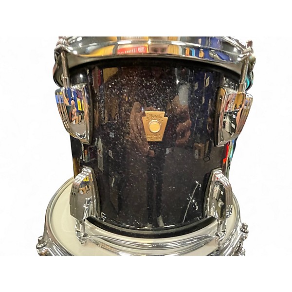 Used Ludwig 4 Piece Classic Maple Black Pearl Drum Kit
