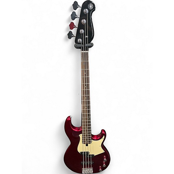 Used Yamaha BROADBASS Candy Apple Red Metallic Electric Bass Guitar