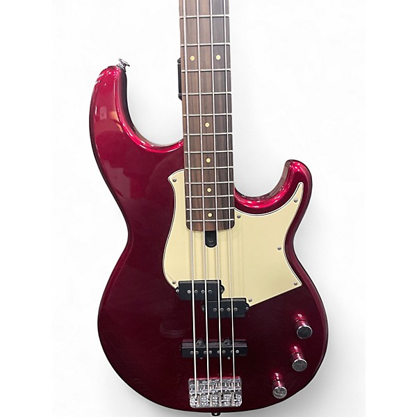 Used Yamaha BROADBASS Candy Apple Red Metallic Electric Bass Guitar