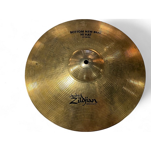 Used Zildjian 14in New Beat Hi Hat Pair Cymbal