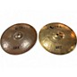 Used TRX 16in SFX BRT/DRK Hi Hat Pair Cymbal thumbnail