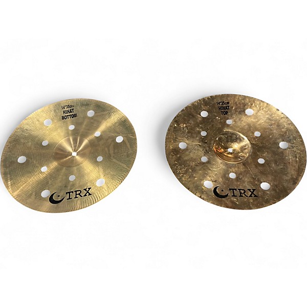 Used TRX 14in SFX Storm Hi Hat Pair Cymbal