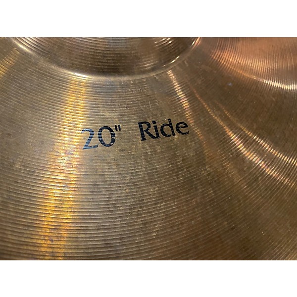 Used Paiste 20in 502 Bronze Ride Cymbal
