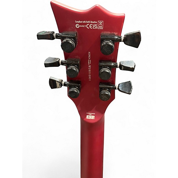 Used ESP LTD EC1000 Deluxe Cherry Solid Body Electric Guitar
