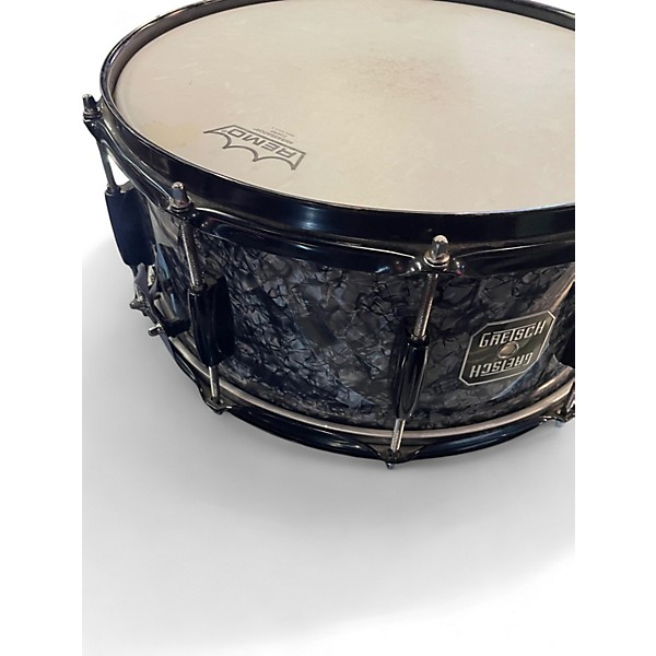 Used Gretsch Drums 14X6.5 SNARE Black Pearl Drum