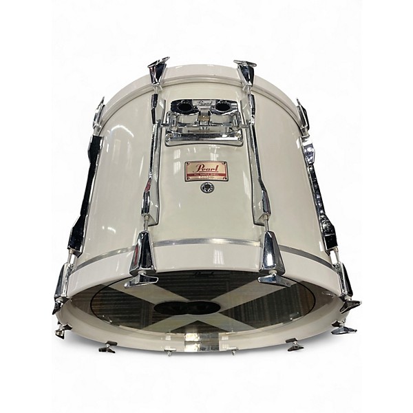 Used Pearl 6 Piece 1980s MLX Maple Shell Pearl White Drum Kit
