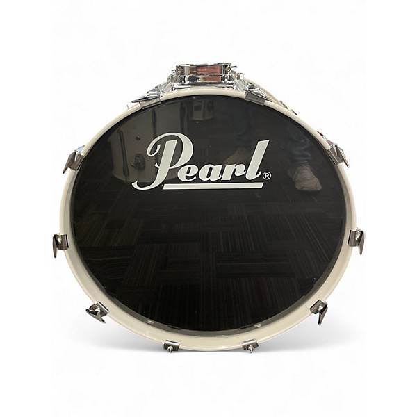 Used Pearl 6 Piece 1980s MLX Maple Shell Pearl White Drum Kit