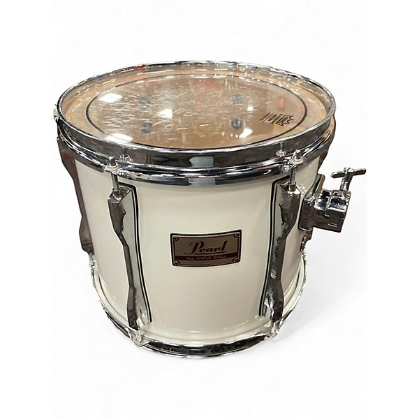 Used Pearl 6 Piece 1980s MLX Maple Shell Pearl White Drum Kit