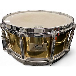 Used Pearl 14in Brass Shell Chrome Drum