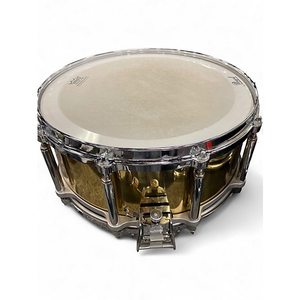 Used Pearl 14in Brass Shell Chrome Drum