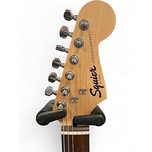 Used Squier Bullet Stratocaster Hardtail Black Solid Body Electric Guitar