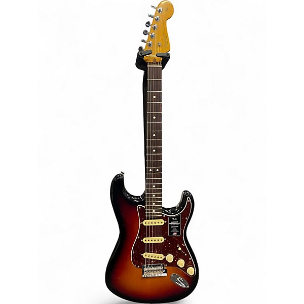 Used Fender American Professional II Stratocaster 2 Tone Sunburst Solid Body Electric Guitar