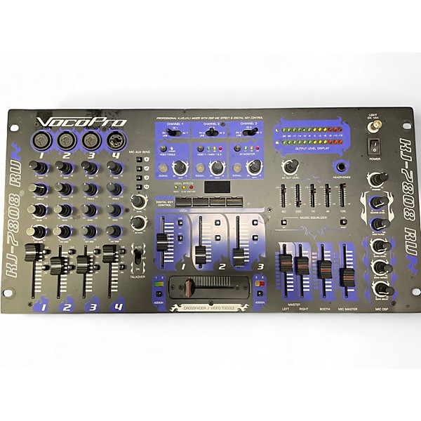 Used VocoPro KJ-7808RV Powered Mixer