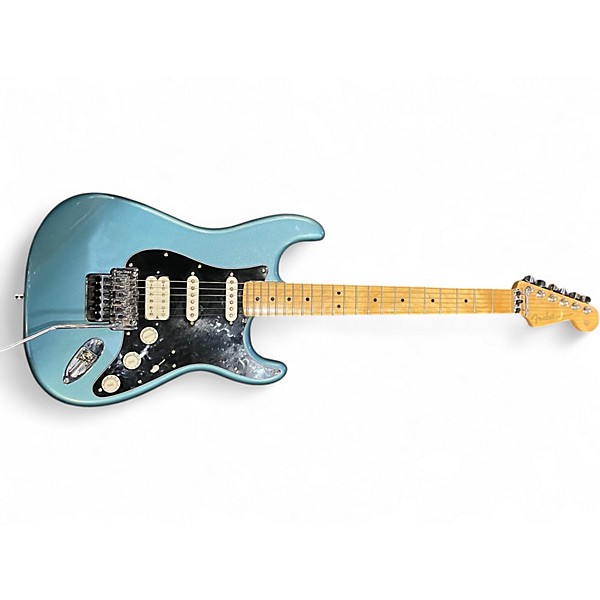 Used Fender Player Stratocaster HSS Floyd Rose Blue Solid Body Electric Guitar